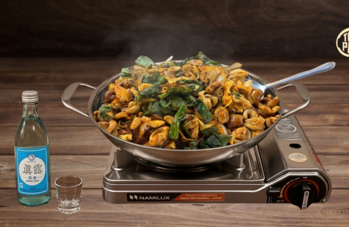 Lòng heo xào cay Hàn Quốc