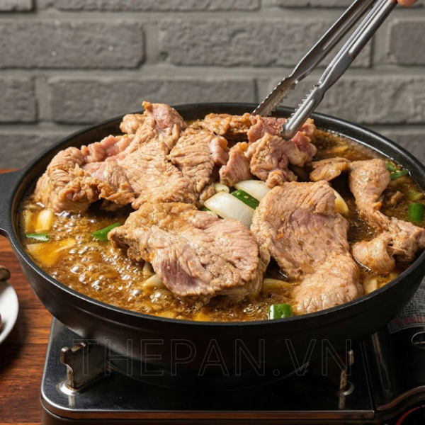Heo Bulgogi chảo nóng – Từ thịt đậm vị đến cơm cháy chảo