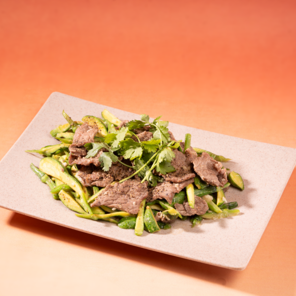 Nụ bí xào bò The Pan