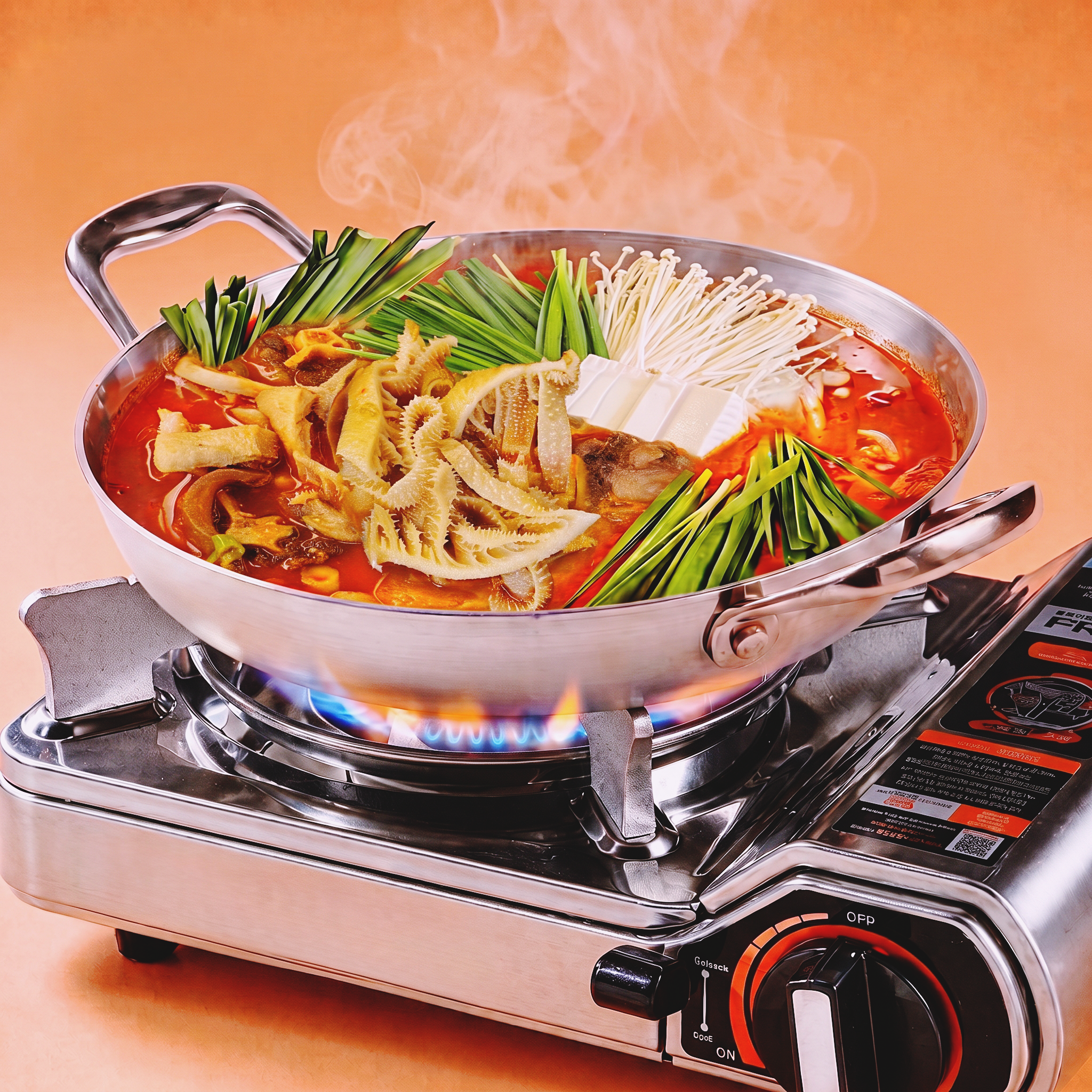 Chảo lẩu kim chi lòng bò The Pan